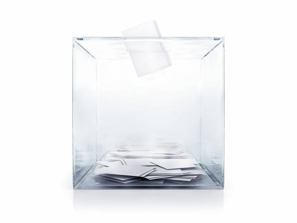 ballot box with votes - republican president imagens e fotografias de stock