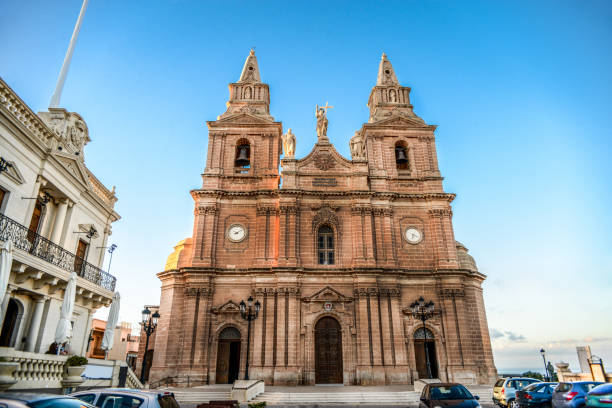 istock Front View Of Cathedral In Mdina, Malta 1124583920