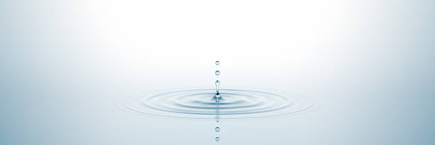 water splash wide - ripple water waterdrop drop imagens e fotografias de stock