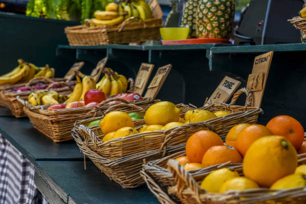 istock Fresh farm stand in Montreal 1124599194