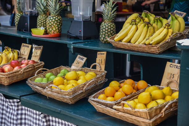istock Fresh fruit and smoothies in Montreal 1124599196