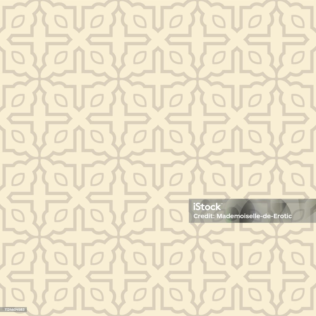 Vector Illustration Seamless Pattern With Ornament Decorative Border ...