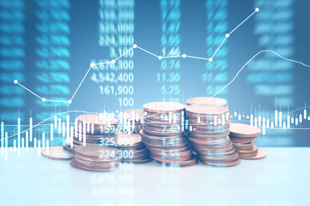 istock graph coins stock finance  business concept 1124605377