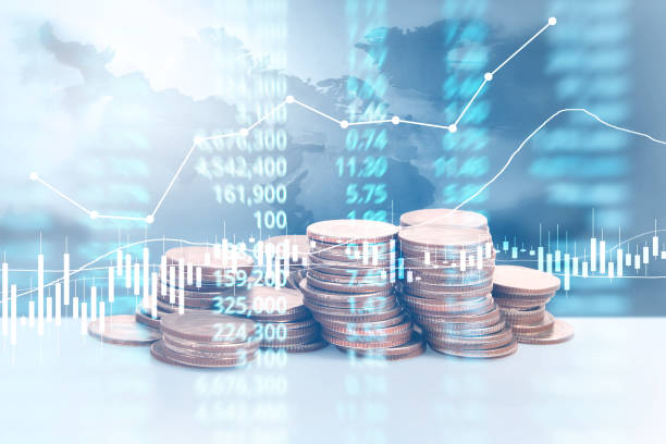 istock graph coins stock finance  business concept 1124605382
