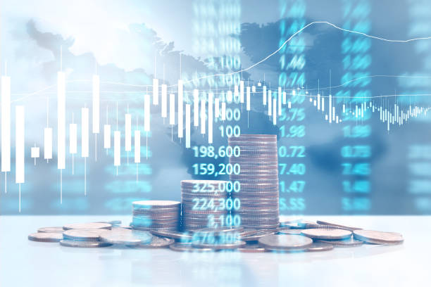 istock graph coins stock finance  business concept 1124605393