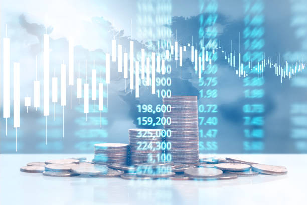 istock graph coins stock finance  business concept 1124605395