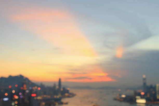 istock Victoria Harbour view from the Braemar Hill 1124609606