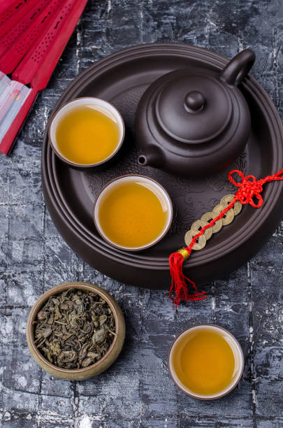 istock Traditional Asian tea ceremony. 1124615299