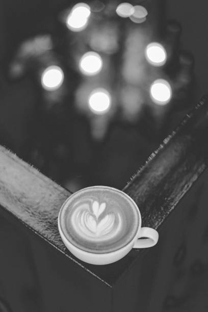 istock Cup of hot latte coffee 1124631796