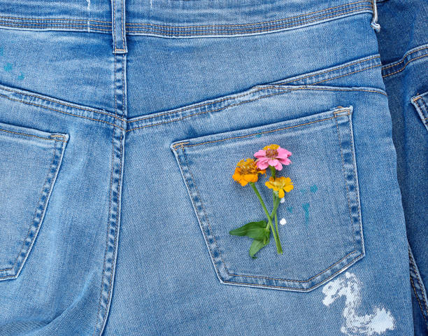 istock bouquet of flowers on the back pocket 1124634207