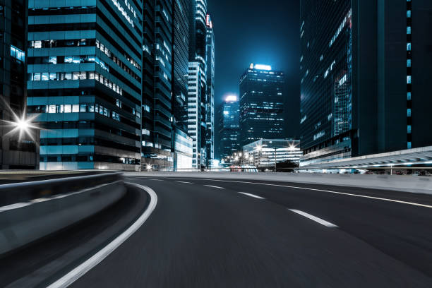 istock Inner city road, Hong Kong 1124636083