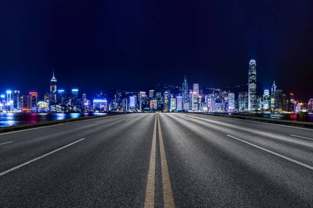 Inner city road, Hong Kong