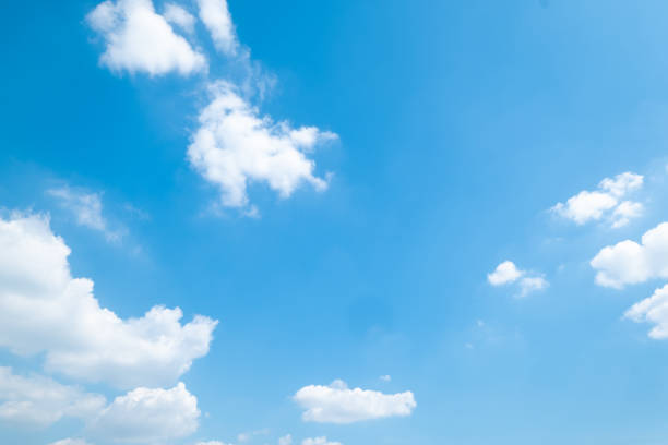 istock Beautiful blue sky clouds for background. 1124636964
