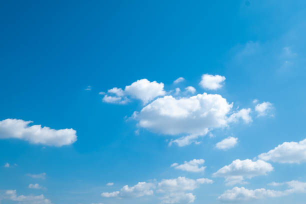 istock Beautiful blue sky clouds for background. 1124636969