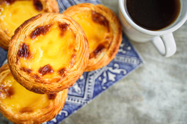 istock Portugal egg tart with azulejo 1124637126