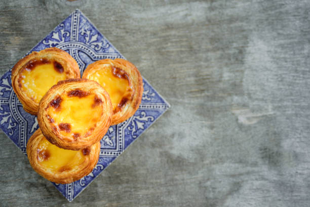 istock Portugal egg tart with azulejo 1124637446