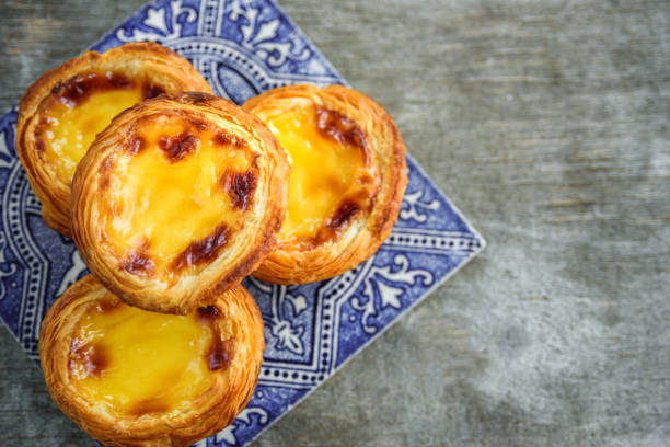 istock Portugal egg tart with azulejo 1124638790