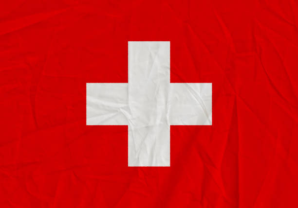 istock Switzerland grunge flag 1124648944