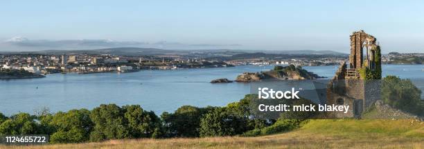 Veiw Over Plymouth Sound From Mount Edgecumbe Country Park Devon Stock Photo - Download Image Now