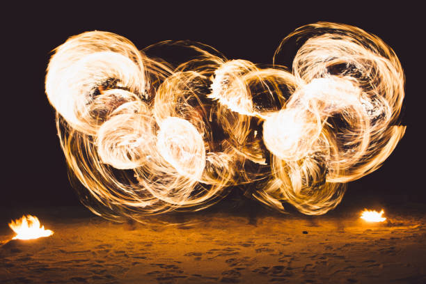 istock Close-Up Of Fire In The Dark 1124659597