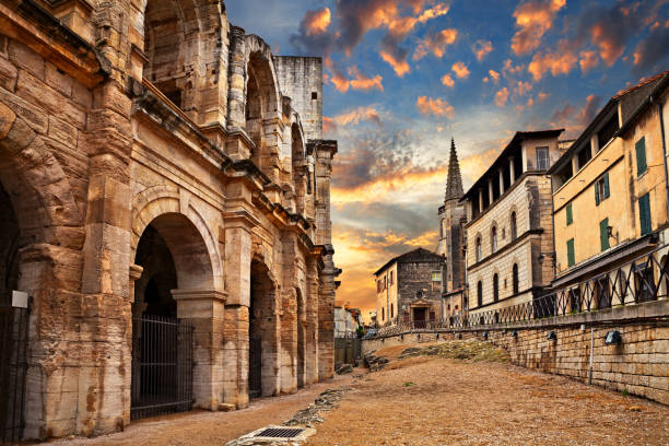 Arles, France: the ancient Roman Arena