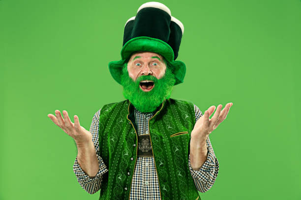 istock A man in a leprechaun hat at studio. He celebrates St. Patrick's Day. 1124668741