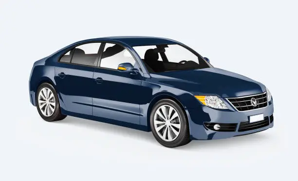 Side view of a blue sedan in 3D
***These graphics are derived from our own designs. They do not infringe on any copyright design.