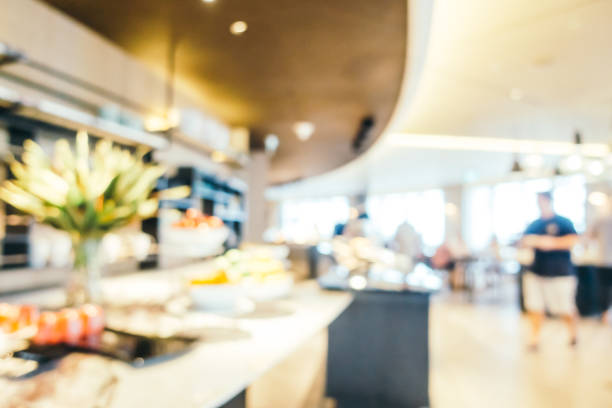 istock Abstract blur and defocused hotel and lobby interior 1124671725