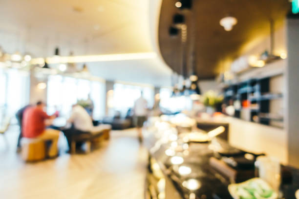 istock Abstract blur and defocused hotel and lobby interior 1124672297
