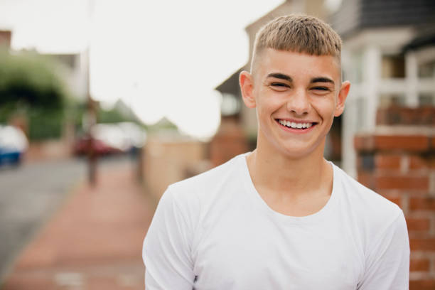 istock Teenage Boy Smiling 1124672861