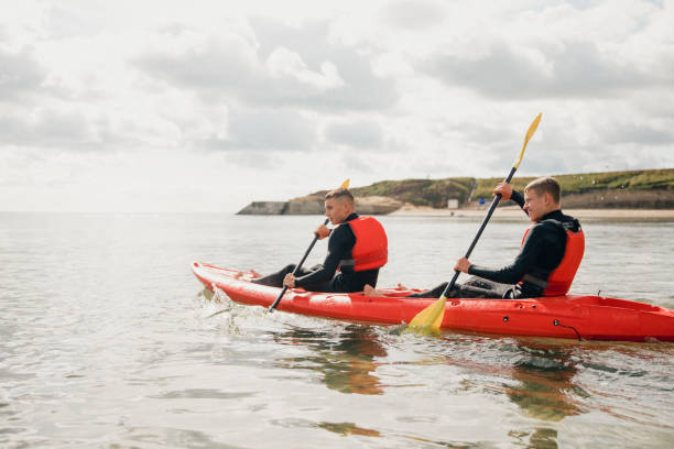 istock Teenage Boys Kayaking 1124676005