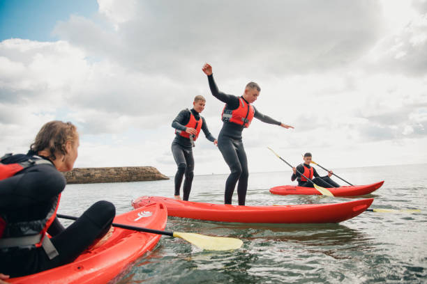 istock Teenage Boys Kayaking 1124676466