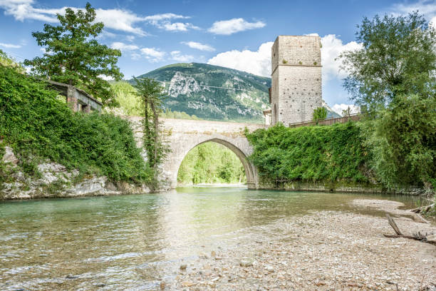 istock old stone bridge at Frasassi Marche Italy 1124680748