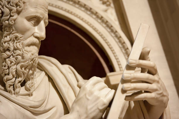istock Apostle John in Loreto Italy 1124680829