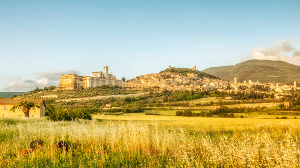 istock Assisi in Italy Umbria at the evening 1124680868