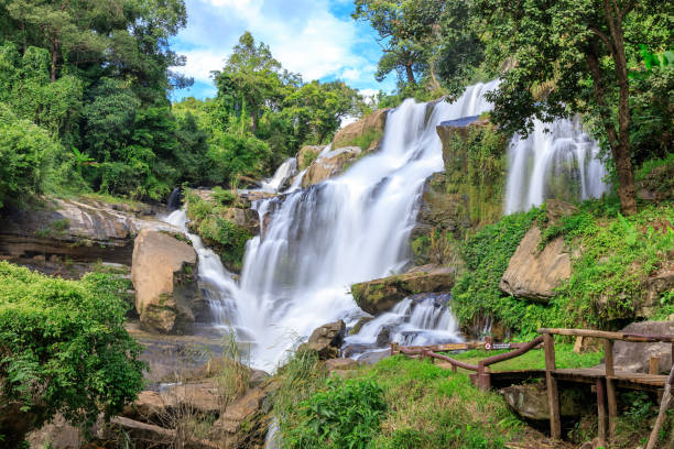 istock Mae Klang Waterfall, Doi Inthanon National Park, Chiang Mai, Thailand 1124688597