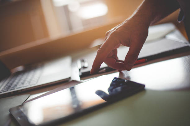 istock Your link to success is just a tap away. 1124691827