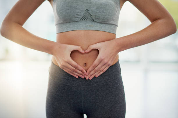 Keep your gut healthy stock photo