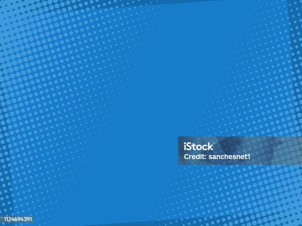 Comic Texture Blue Background Comic Blue Background 3 Stock Illustration - Download Image Now - Art ...