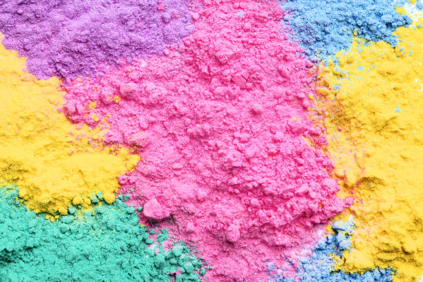 istock Background of colorful holi powders 1124696142