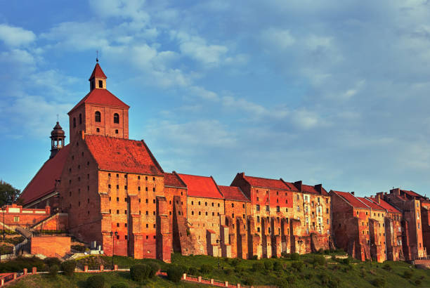 istock Gothic granaries Grain brick in Grudziadz 1124696338