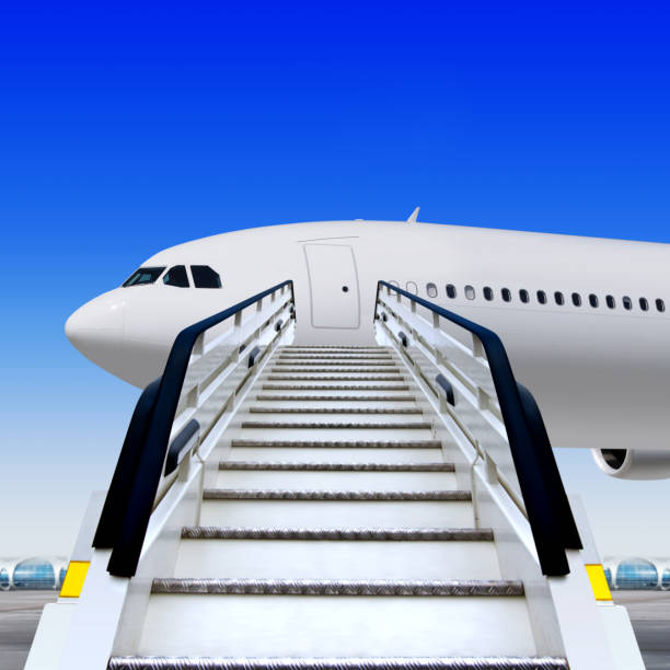 istock ramp at airport near white plane 1124698151
