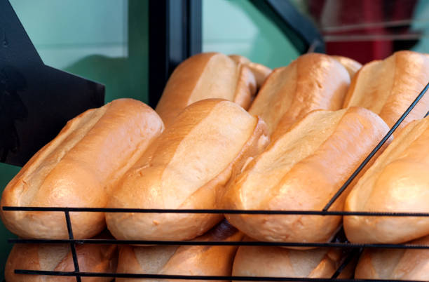 istock a loaf of bread is on the shelves at the bakery 1124706896