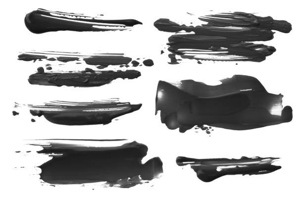 istock Brush stroke on white. Abstract background. Collection. Isolated. 1124709117