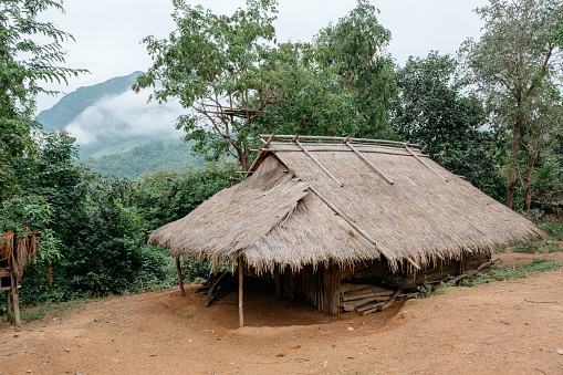 A house in the remote village