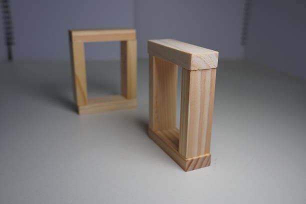 istock Wooden blocks, used for game or dominoes. 1124728279