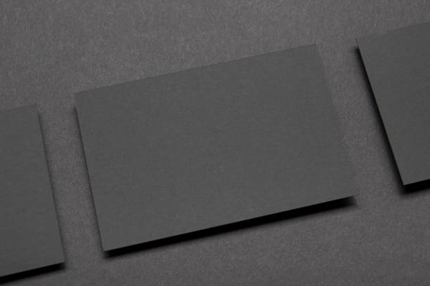 istock Business cards blank. Mockup on color background. Flat Lay. copy space for text 1124734674