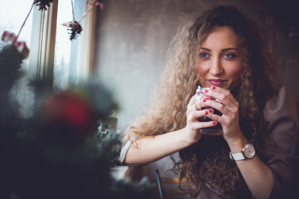 istock Girl in Coffe Shop 1124737271