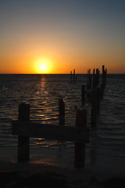 istock Scenic Sunrises On The Caribbean Coast of Belize 1124737714