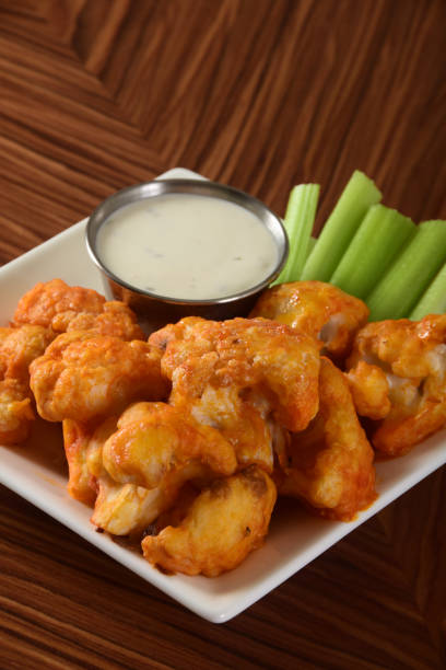 istock Vegetarian Buffalo Cauliflower Bites 1124740720